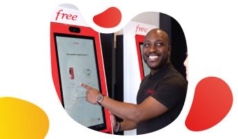 Abonnez-vous sur une de nos bornes Free